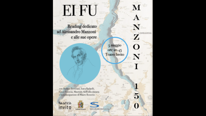 Teatro Invito celebra i 150 anni dalla morte di Manzoni con “Ei fu”