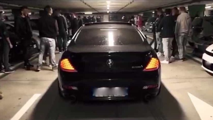 Rally clandestini nel parcheggio del Lavello