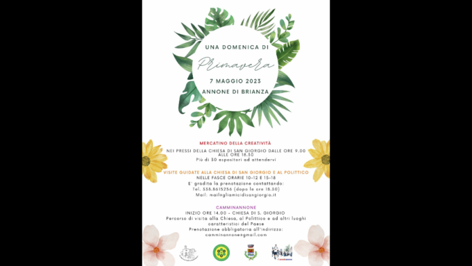 Una domenica di primavera ad Annone Brianza