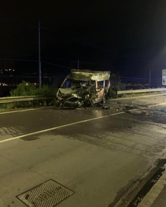 Incidente: scontro auto-furgone, sul posto l’elisoccorso