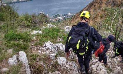 Corni del Barro: i Vigili del Fuoco soccorrono una persona bloccata dopo un temporale