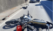 In prognosi riservata il calolziese coinvolto nello schianto auto moto sulla Lecco-Bergamo