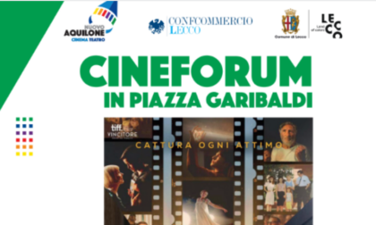 Domani sale il sipario sul cineforum in piazza Garibaldi a Lecco