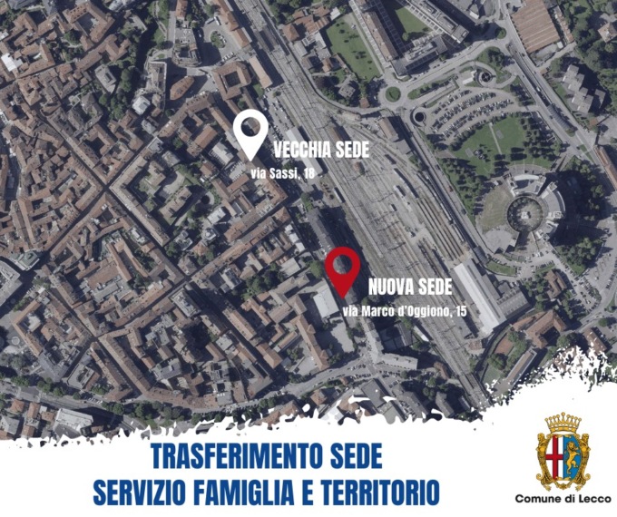 Il servizio Famiglia trasloca in via D’Oggiono