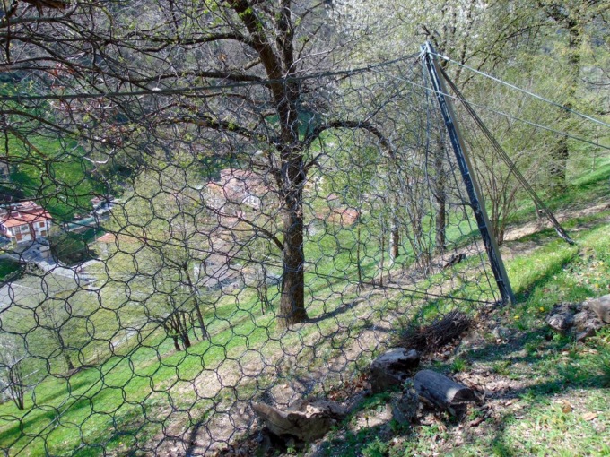 Reti paramassi contro le frane: mezzo milione di euro da Regione