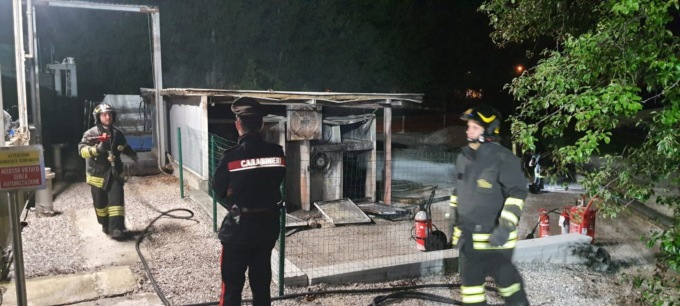 Incendio alla cartiera: mobilitati Vigili del fuoco e Carabinieri