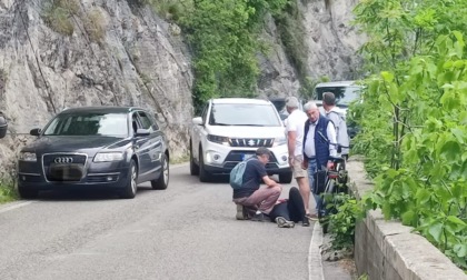 Malgrate: donna caduta dalla bici sulla Rocca