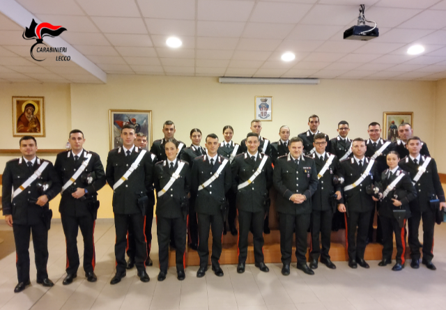20 nuovi Carabinieri operativi nelle stazioni lecchesi