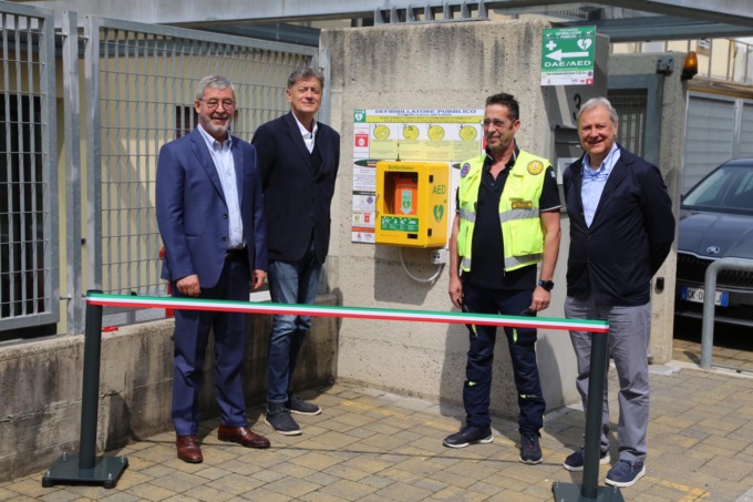 Calolzio: attivato il Dae installato dall’azienda Gavazzi per la comunità