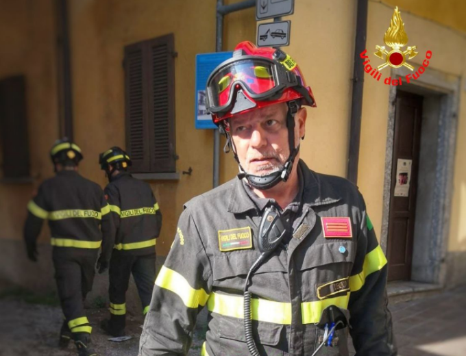 In pensione lo storico Vigile del fuoco Gianluca Perego, una vita dedicata agli altri