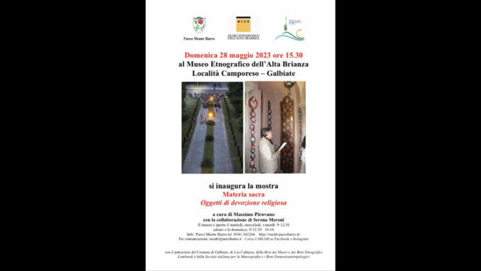 Al via la mostra “Materia sacra. Oggetti di devozione religiosa”