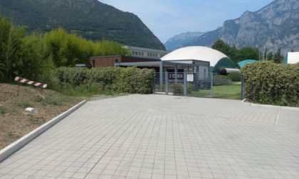 Valmadrera, quasi finiti i lavori per la riqualificazione del parcheggio del Rio Torto