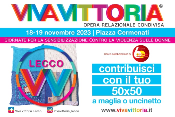 Viva Vittoria: Piazza Cermenati avvolta da una coperta per dire “no” alla violenza sulle donne