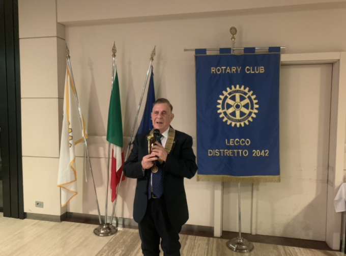 Rotary Club Lecco, Francesco Locatelli nuovo presidente del Rotary Club