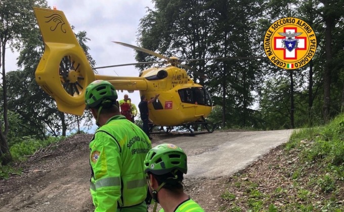 Intervento del Soccorso Alpino ai Piani di Artavaggio
