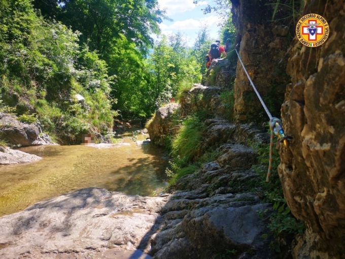 Intervento del Soccorso alpino a Valmadrera per una caduta sul sentiero delle vasche