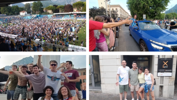 Lecco in Serie B: esplode la festa dentro e fuori dal campo  FOTO E VIDEO