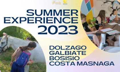 Aperte le iscrizioni per la Summer Experience nei Comuni di Bosisio Parini, Costa Masnaga, Dolzago e Galbiate