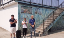 Oggiono: inaugurato il murale di Cesare Canali alla Darsena Carniti