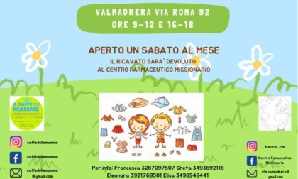 Valmadrera, il negozio di vestiti usati per bambini "C'era un'altra volta" apre ancora sabato 24 giugno