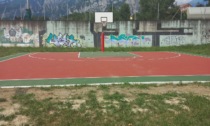 Pronto all’uso il nuovo campo da basket a Rio Torto