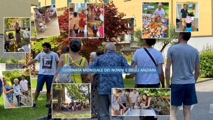 Giornata mondiale dei nonni e degli anziani: festa all’Airoldi e Muzzi