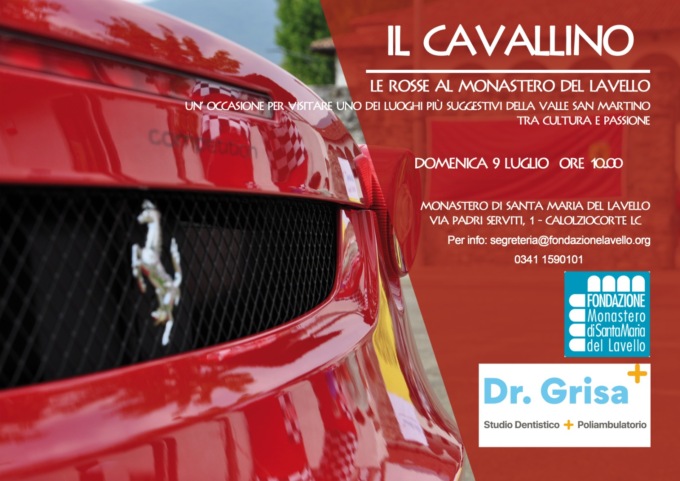 Il Monastero del Lavello si tinge di Rosso Ferrari