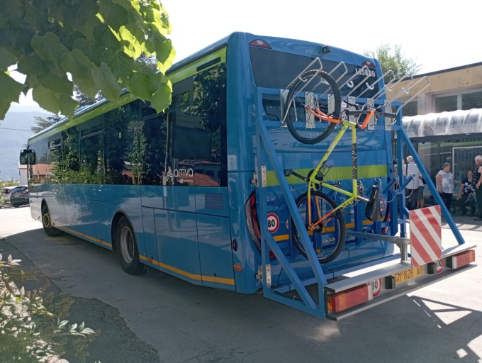 Avviato questa mattina il servizio di Bicibus sulla tratta Lecco – Galbiate