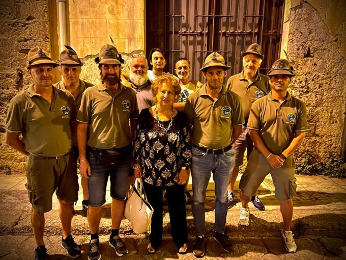 Grazie agli alpini un pezzo del cuore della Valle San Martino batte a Palermo