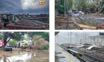 Maltempo, disastro in Brianza: restano interrotte le linee ferroviarie per Lecco
