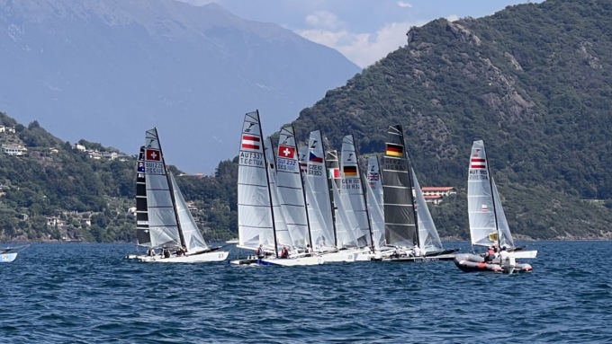 Centro velico di Dervio, al via il Campionato del mondo della Classe Tornado. Oggi la prima regata