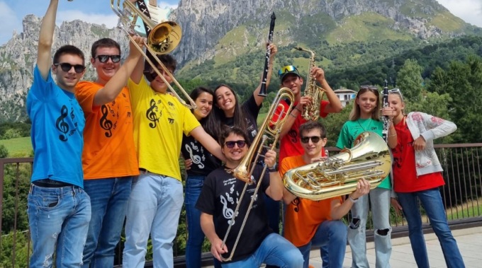 Valmadrera, il corpo musicale Santa Cecilia ha partecipato al campo estivo ai Resinelli