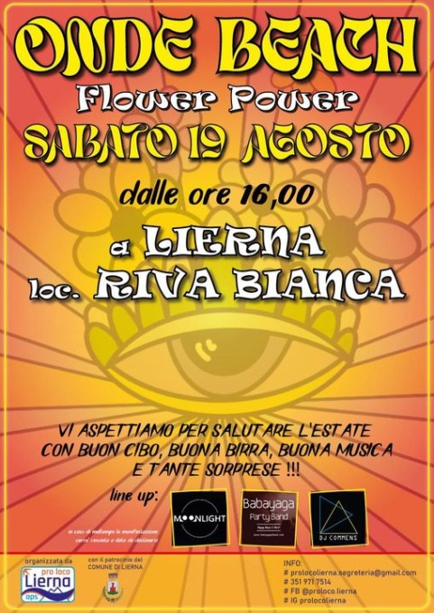 Lierna, Onde beach 2023: sabato 19 agosto una festa in spiaggia