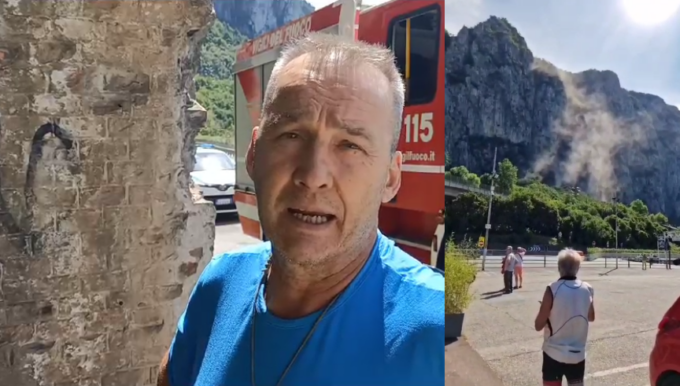 Frana sul San Martino: la testimonianza di Delfino Formenti