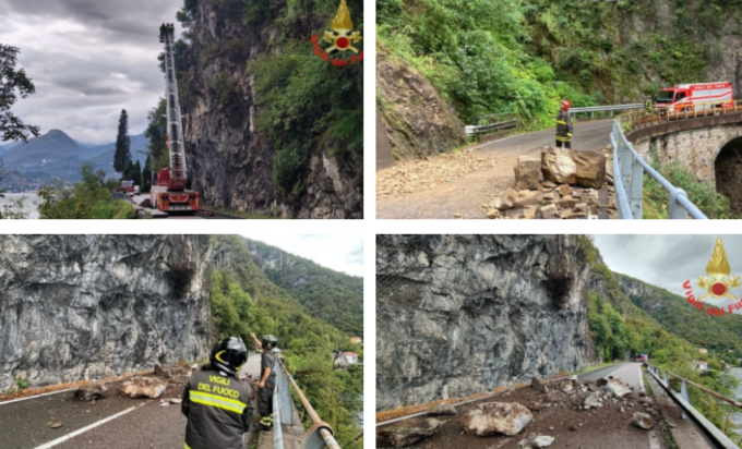 Due frane: chiuse la Sp 62 e la Sp 72