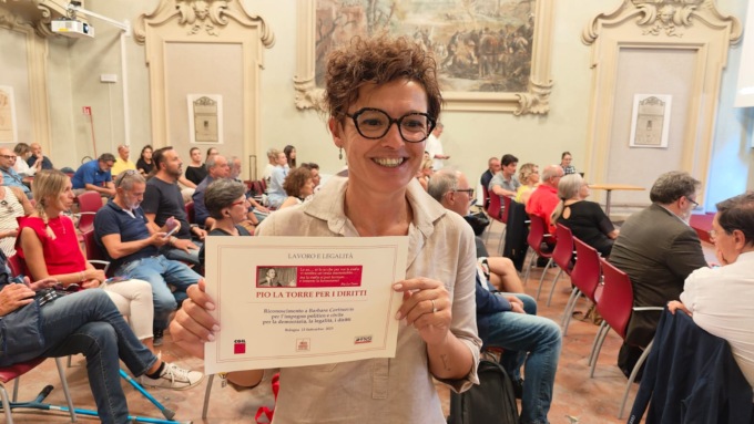 Cgil Lecco, Barbara Cortinovis vince il premio “Pio La Torre per i diritti”