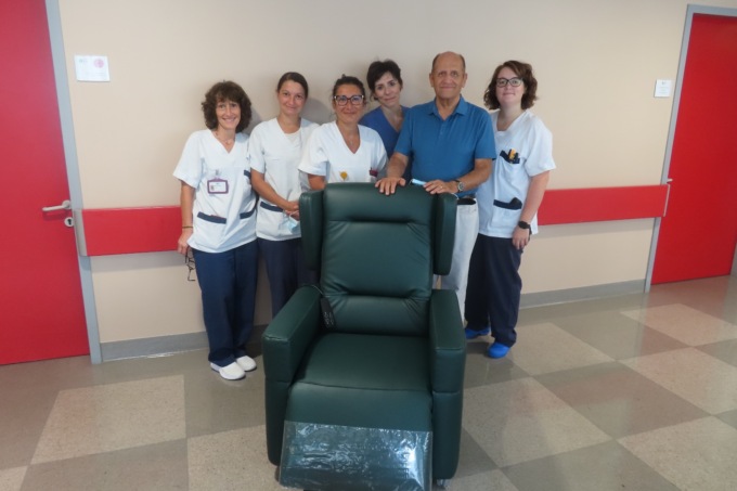 La Polisportiva Monte Marenzo dona una poltrona Oncologica al Manzoni