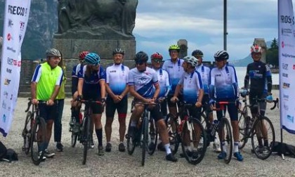 Ripartita la Staffetta Tricolore alla volta di Biella, in sella anche Gianni Bugno