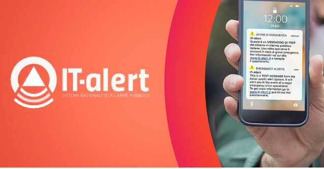 IT-Alert: in Lombardia il 19 settembre alle 12 il test di prova