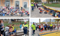 Geocamminata a Lecco: bimbi a lezione con la Protezione civile