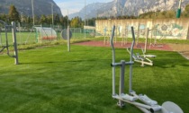 Valmadrera: si taglia in nastro dell'area playground e Skyfitness