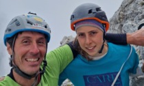 "Madre roccia": la nuova via alpinistica liberata da Della Bordella e Bielli