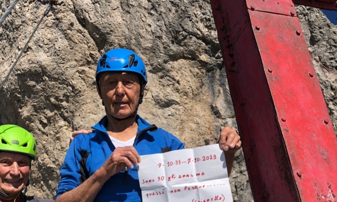 Festeggia 90 anni salendo in Grignetta