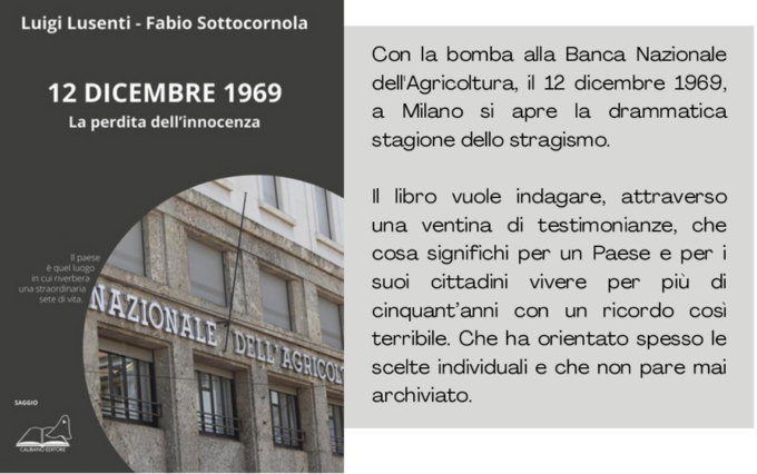 Lecco: in biblioteca la presentazione del libro dedicato alla stagione delle stragi