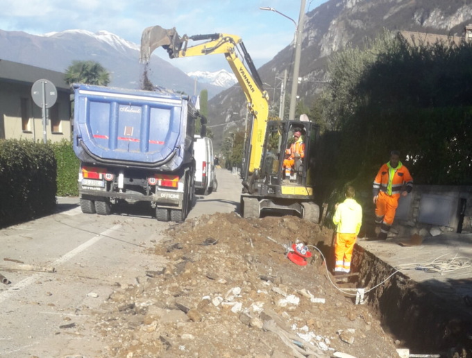 Lierna: al via i lavori per il rinnovo della rete idrica in via della Libertà