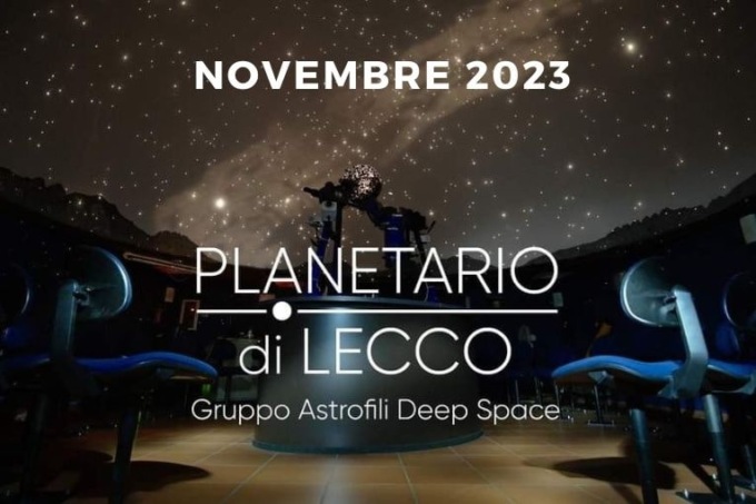 Planetario civico: un novembre spaziale a Lecco