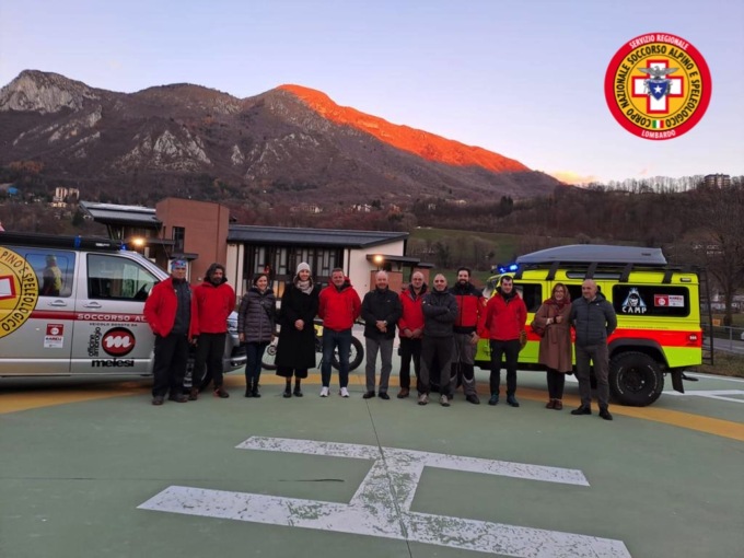 Nuovo mezzo donato al Soccorso alpino dalle Officine Ambrogio Melesi