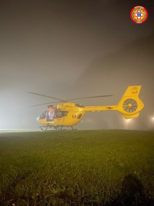 Disperso al buio sotto la pioggia: salvato giovane lecchese