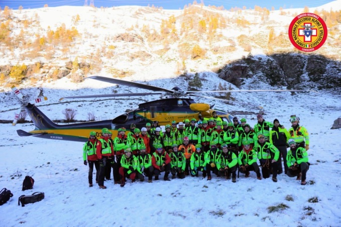 Soccorso alpino: un’importante esercitazione in Val Biandino
