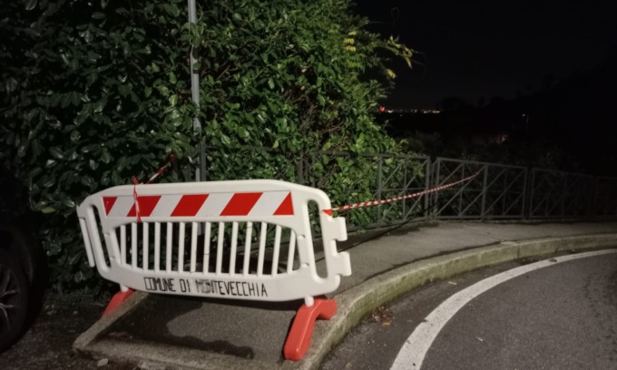 Montevecchia, la strada per il colle scricchiola: stop ai pedoni